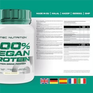 Scitec Nutrition Vanilla 100% VEGAN protein - Image 5