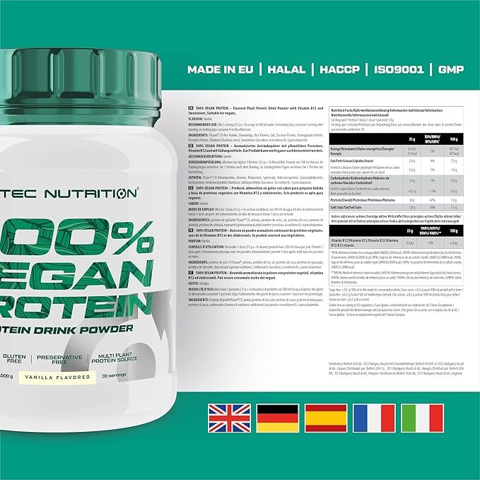 Scitec Nutrition Vanilla 100% VEGAN protein - Image 5
