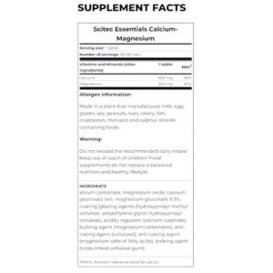 Scitec Nutrition Calcium Magnesium - Image 2