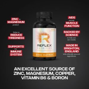 Reflex Zinc Matrix 100 Capsules - Image 3